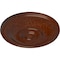 Ekena Millwork Jefferson Ceiling Medallion (Canopies up to 2 7/8"), 11 3/4"OD x 3/8"P, Burnished Mahogany Crackle CM12JEBMC - alternate 2